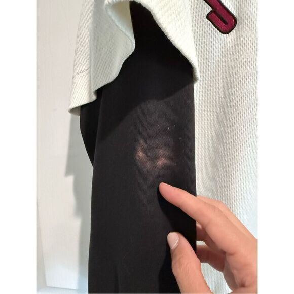 Nike Air Jordan Flight MVP Baseball "Sail" Stitched Hoodie Jersey Men's Small - Picture 7 of 14